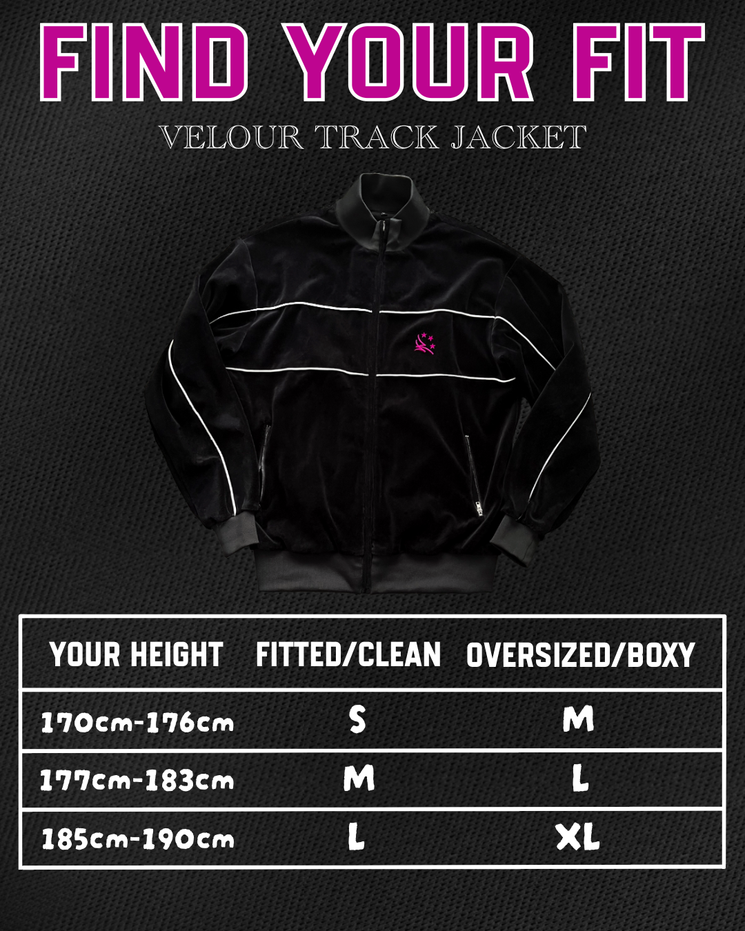 Velour Track Jacket