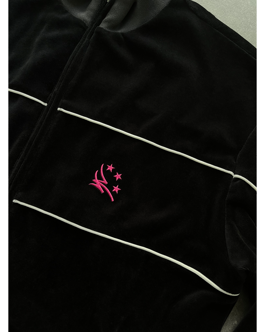 Velour Track Jacket
