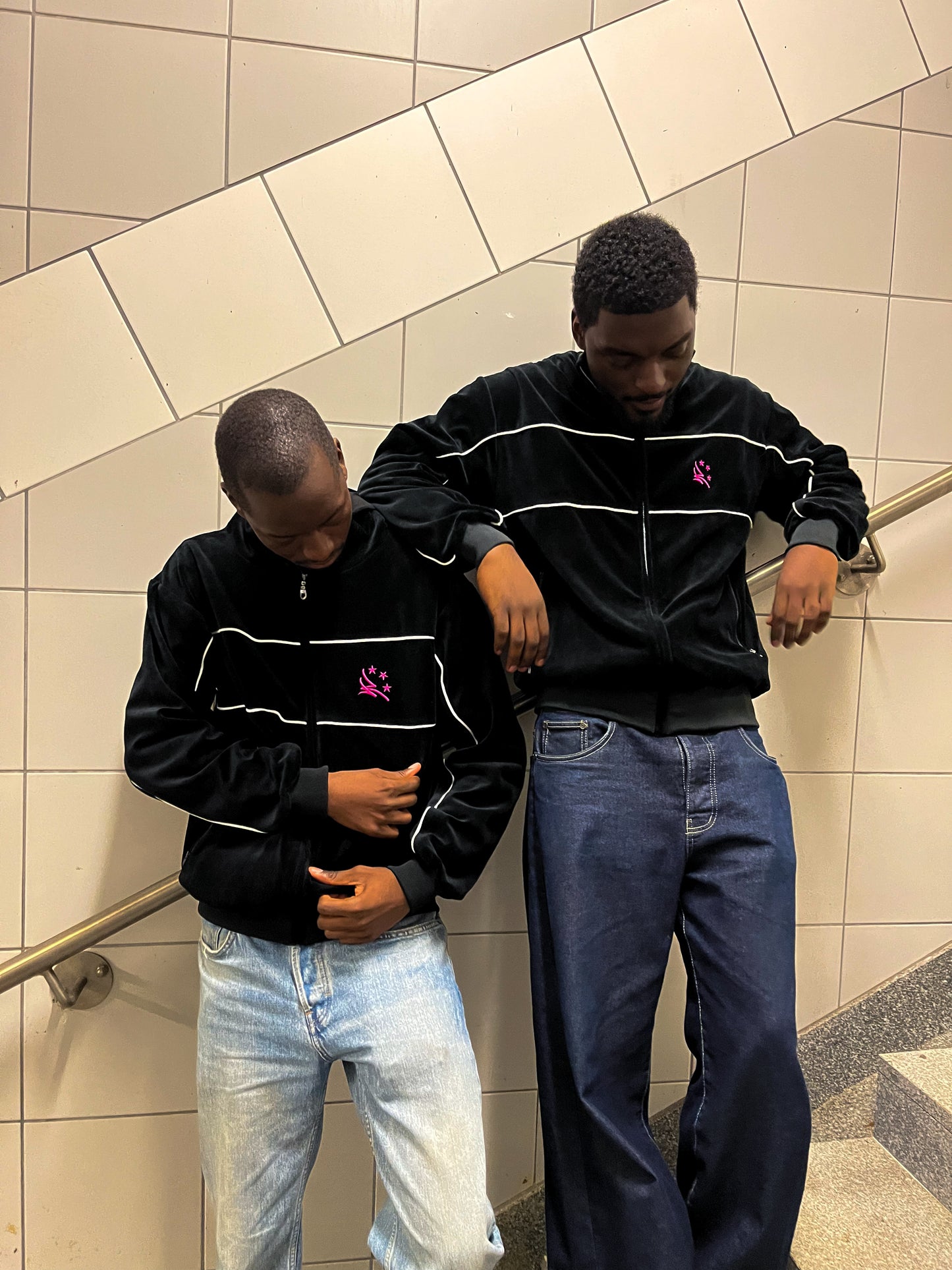 Velour Track Jacket