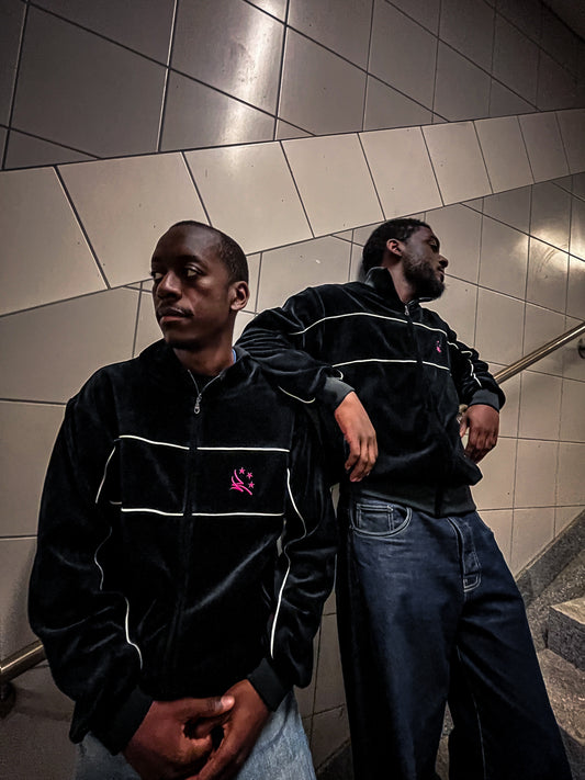 Velour Track Jacket